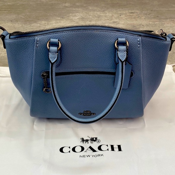 Coach Handbags - Coach French Blue Handbag